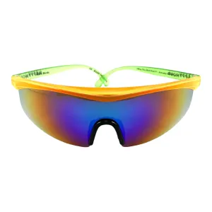 Happy Hour Sunglasses Fire Birds | Leabres | Orange/Green | Mirrored lens