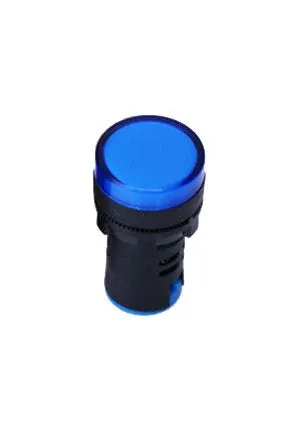 LED Panel Indicator Lamp, 110VAC Blue