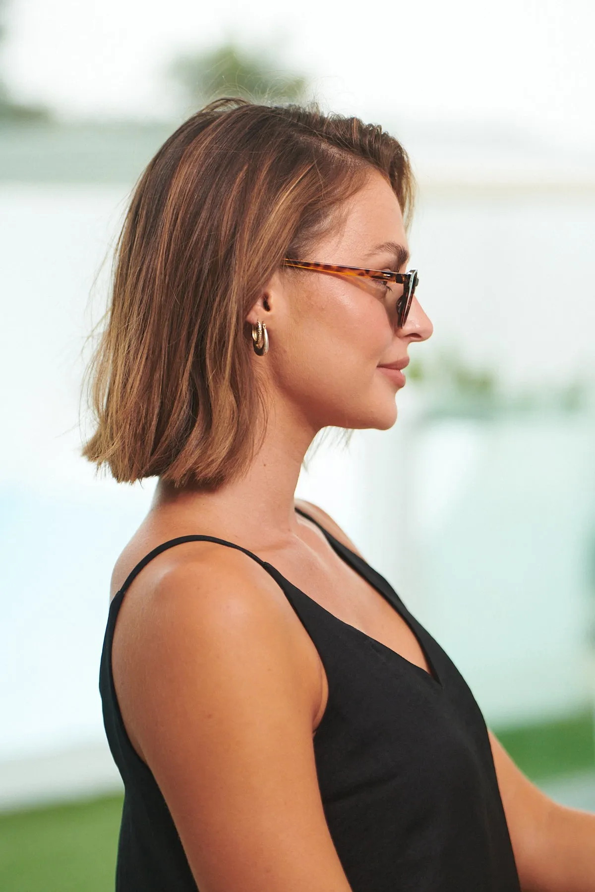 Melanie Brown Tort Sunglasses