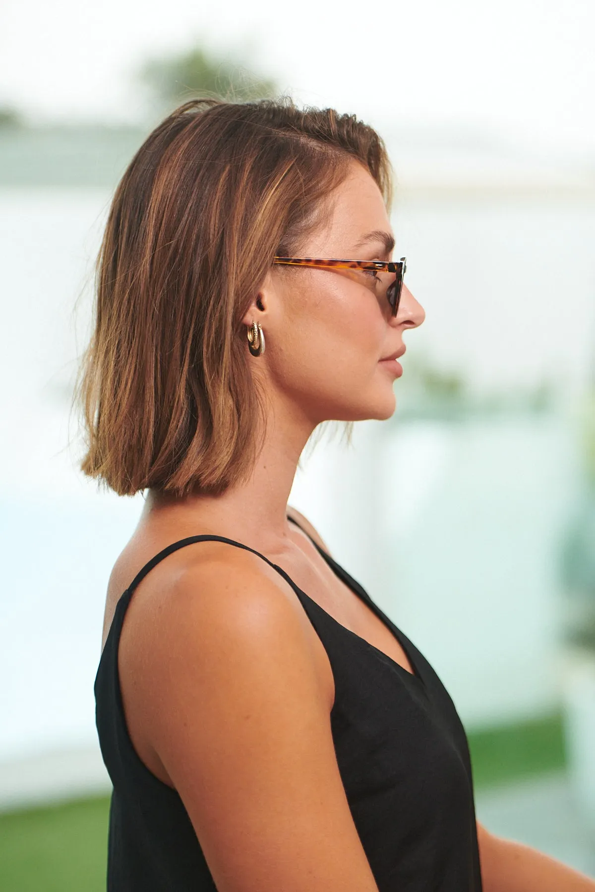 Melanie Brown Tort Sunglasses