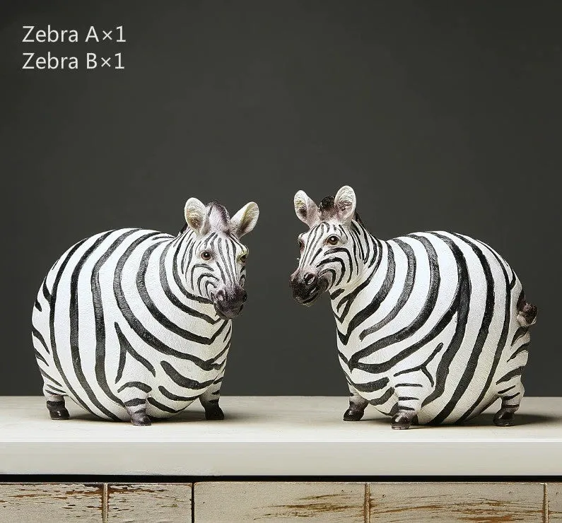 Modern Zebra Statue