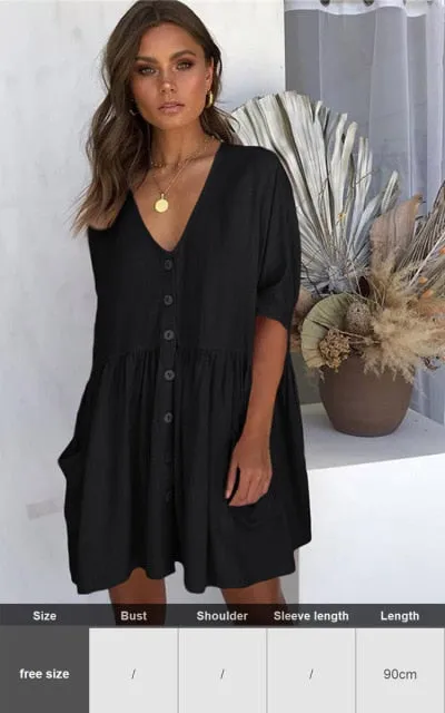 Sexy New Shirt Beach Up White Beach Dress Loose Blouse Tunic Pocket Long Sleeve Swimsuit Cover Up Casual Beachwear