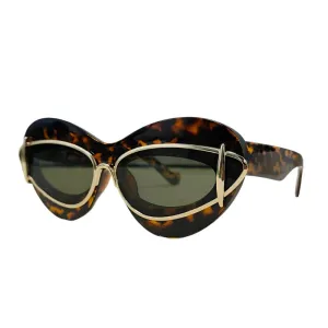 TEEK - Cat Eye Double Frame Sunglasses