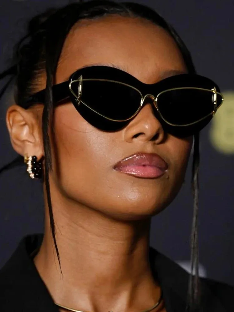 TEEK - Cat Eye Double Frame Sunglasses