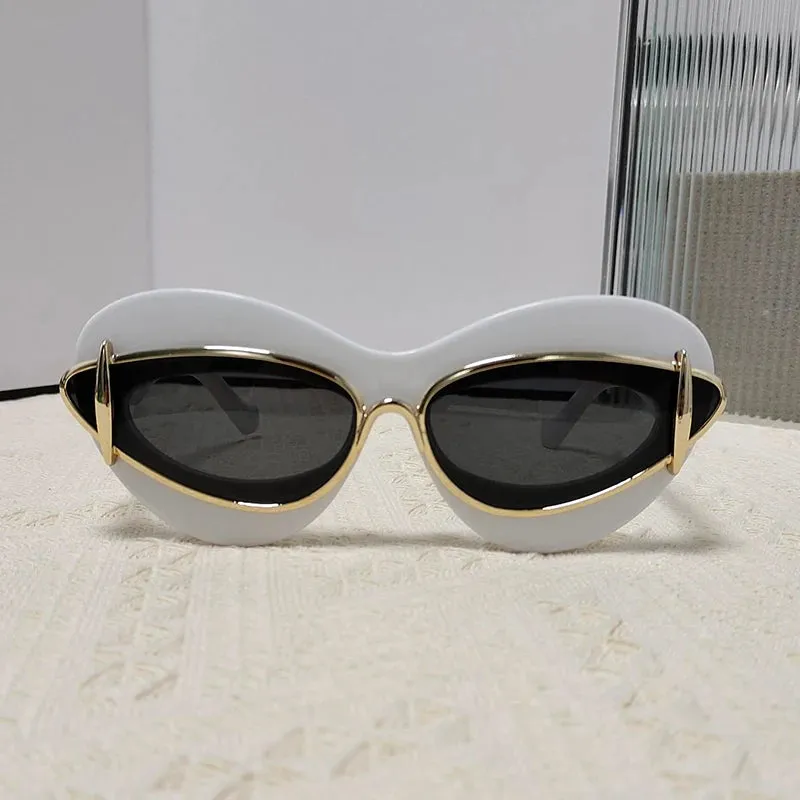 TEEK - Cat Eye Double Frame Sunglasses