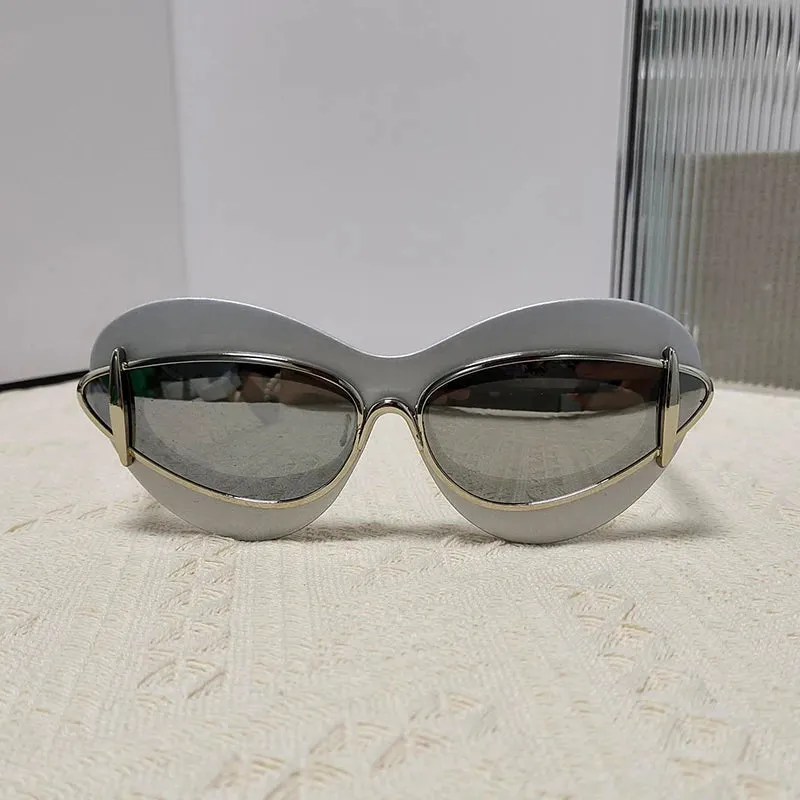 TEEK - Cat Eye Double Frame Sunglasses