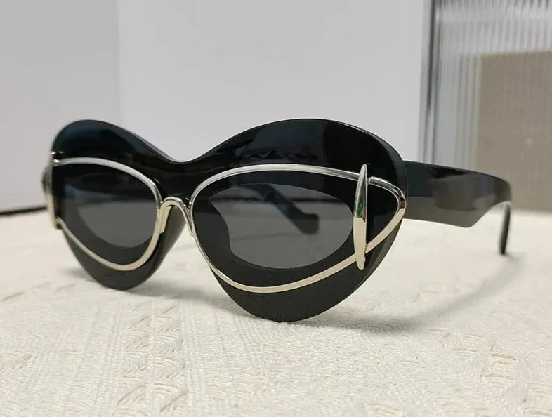 TEEK - Cat Eye Double Frame Sunglasses